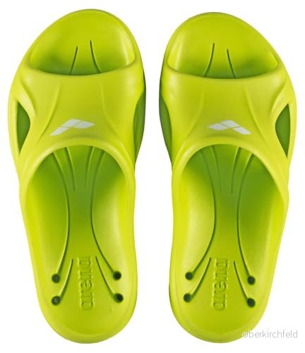 Arena HYDROSOFT II JR Hook badsandaler, lime, 29 EU 3468336490440