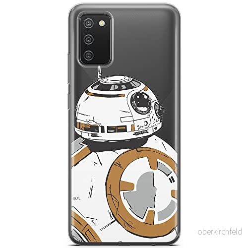 ERT GROUP mobiltelefonfodral för Samsung A02S originalt och officiellt licensierat Star Wars mönster BB 8 009 optimalt anpassad till formen på mobiltelefonen, gedeeltelijk transparant 5903040232422