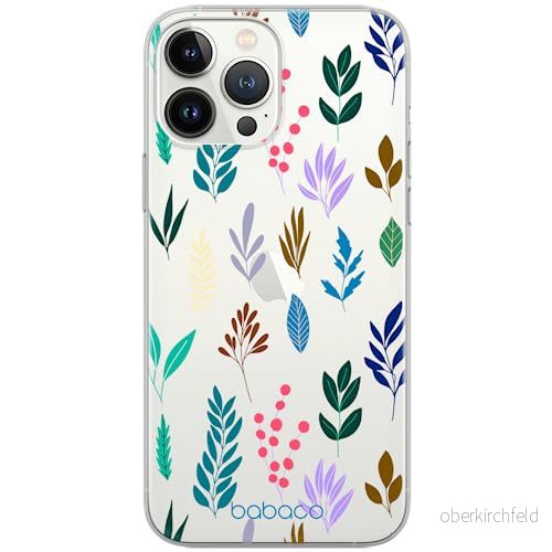 ERT GROUP mobiltelefonfodral för Apple Iphone 13 PRO originalt och officiellt licensierat Babaco mönster Plants 014 optimalt anpassad till formen på mobiltelefonen, gedeeltelijk transparant 5903932861280