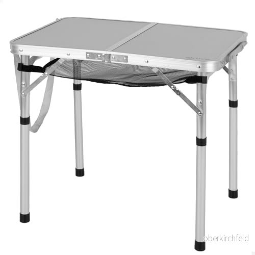 AKTIVE Vikbord, 60 x 45 56 cm, halkfria stopp, MDF-skiva, aluminiumram, stöder 30 kg, avtagbart nät, bärhandtag, säkerhetslås (63085) 8412842630857