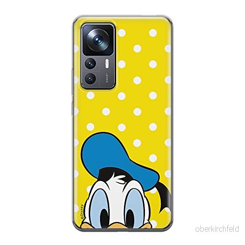 ERT GROUP mobiltelefonfodral för Xiaomi 12T/12T pro/K50 Ultra originalt och officiellt licensierat Disney mönster Donald 001 anpassad till formen på mobiltelefonen, fodral tillverkad av TPU plast 5905511574451