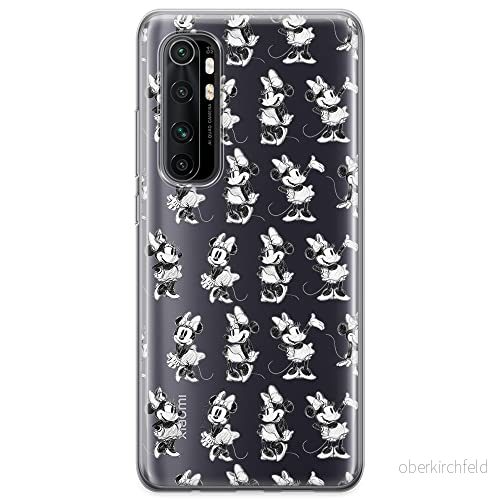 ERT GROUP mobiltelefonfodral för Xiaomi MI NOTE 10 Lite originalt och officiellt licensierat Disney mönster Minnie 018 optimalt anpassad till formen på mobiltelefonen, gedeeltelijk transparant 5904805587108