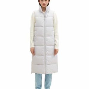 TOM TAILOR Denim Dam 1036571 väst, 32253 Basic Light Grey, M, Grey 4066887725845 TOM TAILOR Denim Dam 1036571 väst, 32253 Basic Light Grey, M, Grey 4066887725845