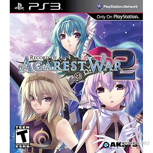 Record of Agarest War 2 Sony PlayStation 3 RPG 893610001594