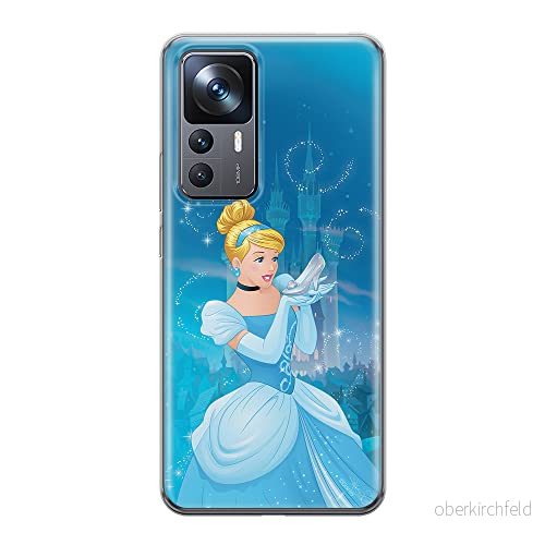 ERT GROUP mobiltelefonfodral för Xiaomi 12T/12T pro/K50 Ultra originalt och officiellt licensierat Disney mönster Cindrella 001 anpassad till formen på mobiltelefonen, fodral tillverkad av TPU plast 5905511571108