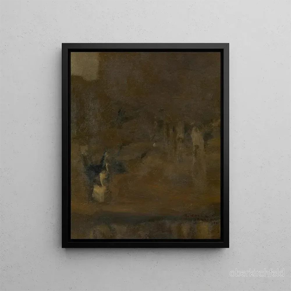Målning Studie av landskap från Dachau - Adolf Hölzel | Konsttryck