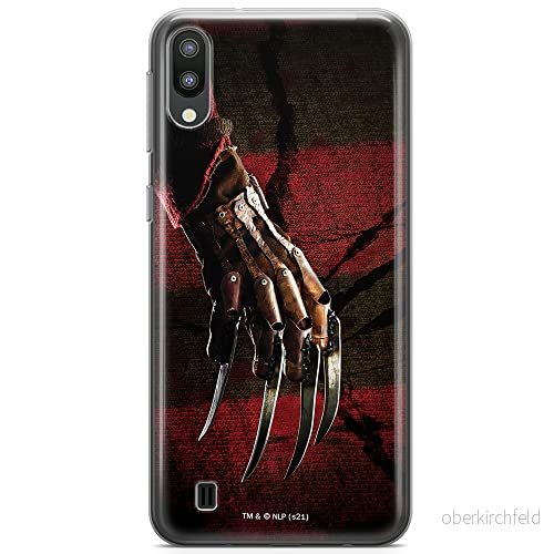ERT GROUP mobiltelefonfodral för Samsung M10 originalt och officiellt licensierat Horror mönster Nightmare of Elm Street 002 anpassad till formen på mobiltelefonen, fodral tillverkad av TPU plast 5905511071783