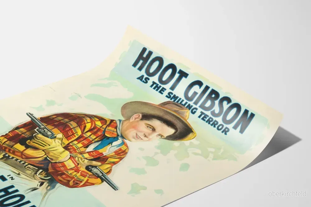 Vintage västernposter The Double Hold-Up med Hoot Gibson - Bild 3