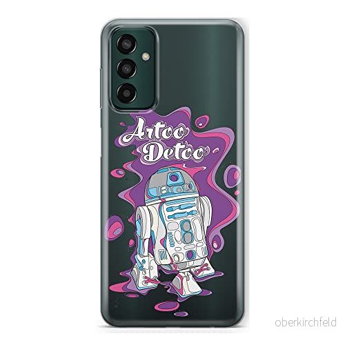ERT GROUP mobiltelefonfodral för Samsung M13 4G originalt och officiellt licensierat Star Wars mönster R2D2 002 optimalt anpassad till formen på mobiltelefonen, gedeeltelijk transparant 5905511332389