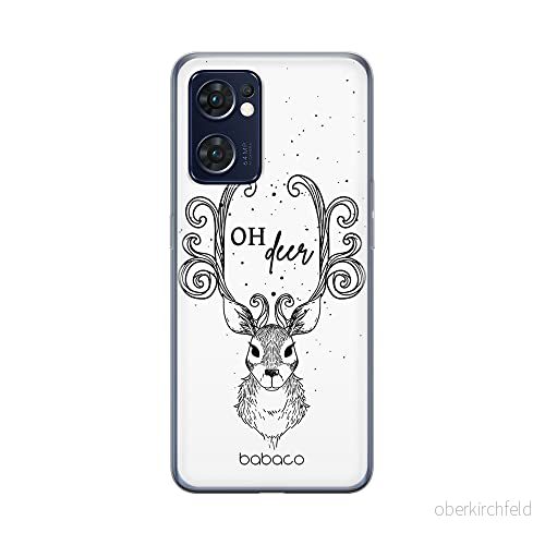 ERT GROUP mobiltelefonfodral för Oppo RENO 7 5G originalt och officiellt licensierat Babaco mönster Winter 002 optimalt anpassad till formen på mobiltelefonen, fodral tillverkad av TPU plast 5905511308797