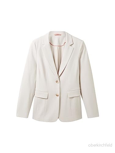 TOM TAILOR dam basic blazer, 16339 Molngrå, 38 4067261264844