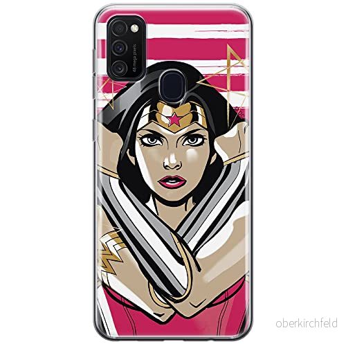 ERT GROUP mobiltelefonfodral för Samsung M21 originalt och officiellt licensierat DC mönster Wonder Woman 003 optimalt anpassad till formen på mobiltelefonen, fodral tillverkad av TPU plast 5903537846460