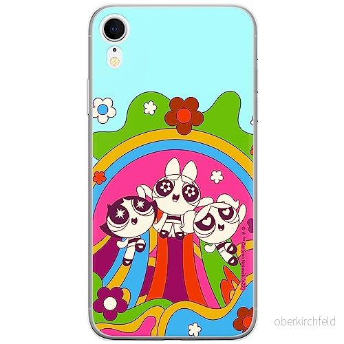 ERT GROUP mobiltelefonfodral för Iphone XR originalt och officiellt licensierat The Powerpuff Girls mönster 045, fodral tillverkad av TPU plast 5905511988142