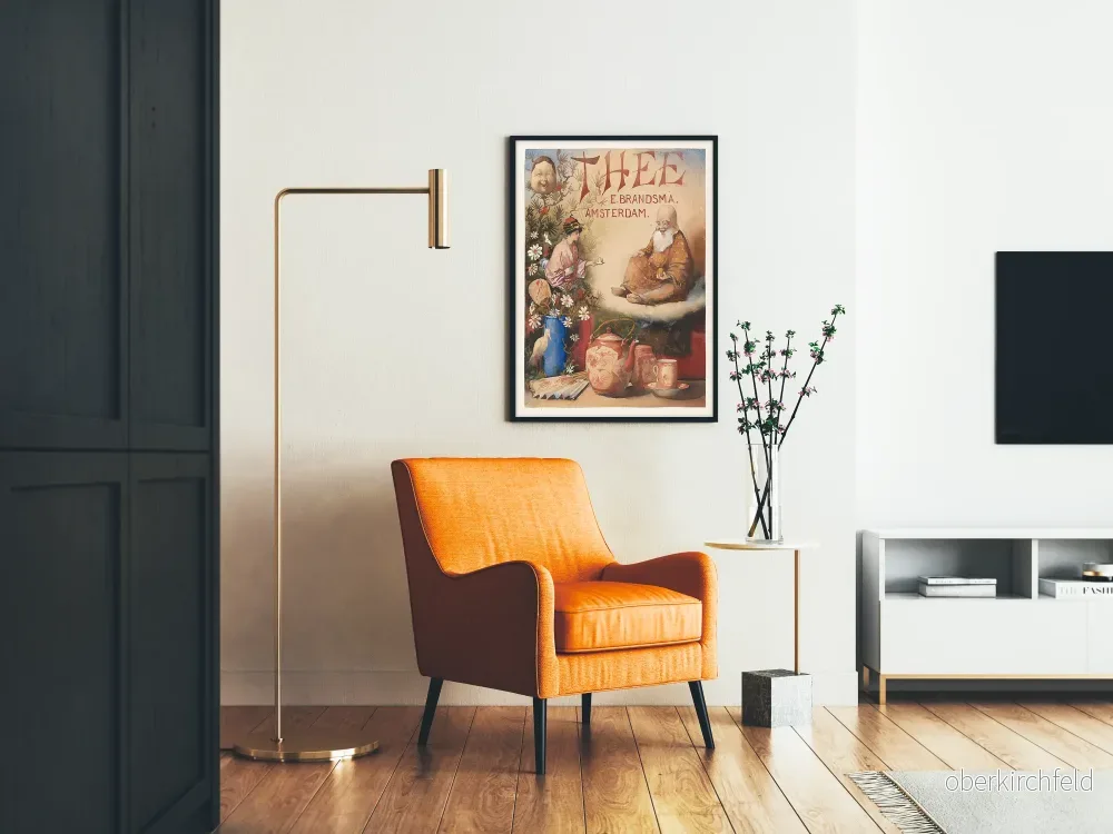 Vintageposter Thé E. Brandsma Amsterdam - Bild 2