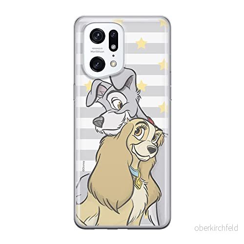 ERT GROUP mobiltelefonfodral för Oppo FIND X5 PRO originalt och officiellt licensierat Disney mönster Lady and the Tramp 001 anpassad till formen på mobiltelefonen, fodral tillverkad av TPU plast 5905511399900