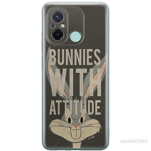 ERT GROUP mobiltelefonfodral för Xiaomi REDMI 12C/ 11A originalt och officiellt licensierat Looney Tunes mönster Bugs 007 anpassad till formen på mobiltelefonen, fodral tillverkad av TPU plast 5905511855598