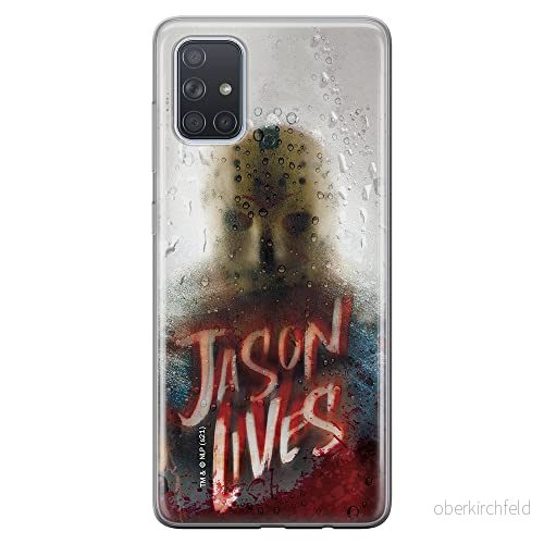 ERT GROUP mobiltelefonfodral för Samsung A71 originalt och officiellt licensierat Horror mönster Friday the 13th 004 optimalt anpassad till formen på mobiltelefonen, fodral tillverkad av TPU plast 5905511099435
