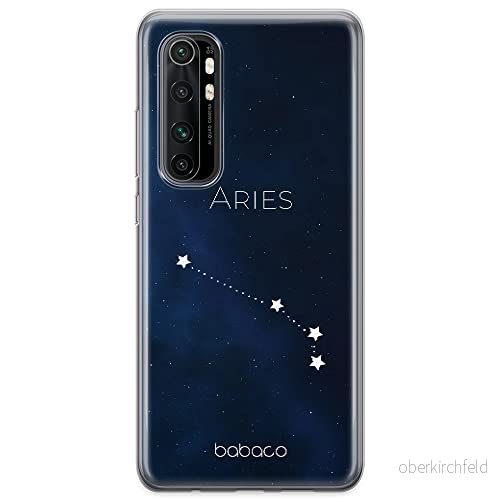 ERT GROUP mobiltelefonfodral för Xiaomi MI NOTE 10 Lite originalt och officiellt licensierat Babaco mönster Zodiac Constellation 001, fodral tillverkad av TPU plast 5903932187861