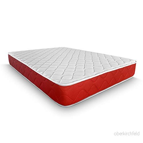 Duérmete Online Madrass Viscoelastisk Lite reversibel, Fast och bekväm, Höjd 23 cm, Vinter/Sommar, Vit, 135 x 190 8445355095585