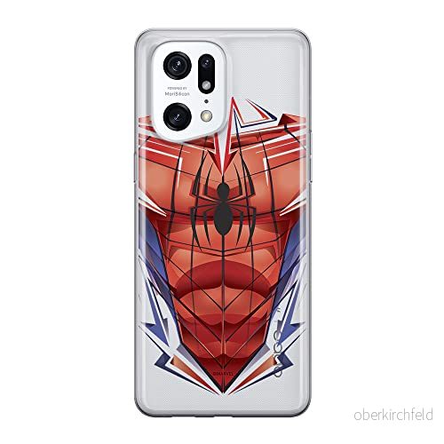 ERT GROUP mobiltelefonfodral för Oppo FIND X5 PRO originalt och officiellt licensierat Marvel mönster Spider Man 005 optimalt anpassad till formen på mobiltelefonen, gedeeltelijk transparant 5905511400422