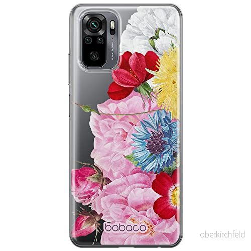 ERT GROUP mobiltelefonfodral för Xiaomi REDMI NOTE 10/ 10S originalt och officiellt licensierat Babaco mönster Flowers 056 optimalt anpassad till formen på mobiltelefonen, gedeeltelijk transparant 5905131362025