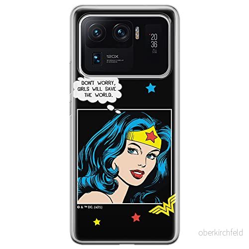 ERT GROUP mobiltelefonfodral för Xiaomi MI 11 ULTRA originalt och officiellt licensierat DC mönster Wonder Woman 028 optimalt anpassad till formen på mobiltelefonen, fodral tillverkad av TPU plast 5903932946239