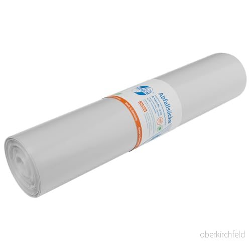 Deiss Premium Plus, soppåsar transparenta 120 liter, 700 x 1 100 mm 4001553701044