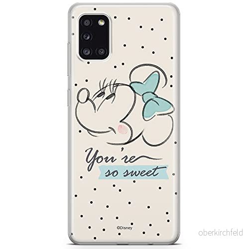 ERT GROUP mobiltelefonfodral för Samsung A31 originalt och officiellt licensierat Disney mönster Minnie 042 optimalt anpassad till formen på mobiltelefonen, fodral tillverkad av TPU plast 5903040219225