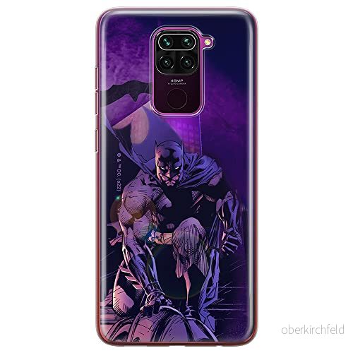 ERT GROUP mobiltelefonfodral för Xiaomi REDMI NOTE 9 originalt och officiellt licensierat DC mönster Batman 072 optimalt anpassad till formen på mobiltelefonen, fodral tillverkad av TPU plast 5905131512314