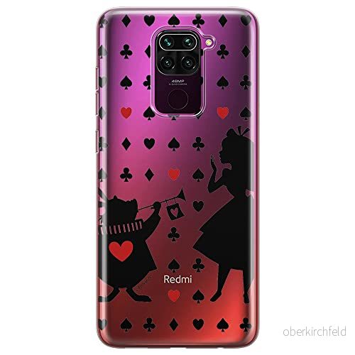 ERT GROUP mobiltelefonfodral för Xiaomi REDMI NOTE 9 originalt och officiellt licensierat Disney mönster Alice & Friends 001 optimalt anpassad till formen på mobiltelefonen, gedeeltelijk transparant 5903040324479