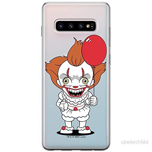 ERT GROUP mobiltelefonfodral för Samsung S10 originalt och officiellt licensierat Horror mönster It 006 optimalt anpassad till formen på mobiltelefonen, gedeeltelijk transparant 5905131957573