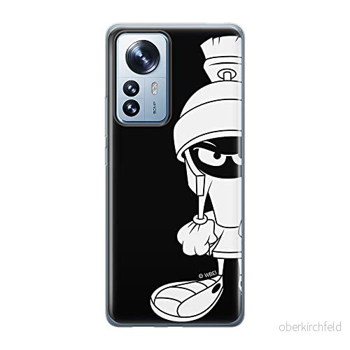 ERT GROUP mobiltelefonfodral för Xiaomi 12 PRO originalt och officiellt licensierat Looney Tunes mönster Marwin 002 optimalt anpassad till formen på mobiltelefonen, fodral tillverkad av TPU plast 5905511523329