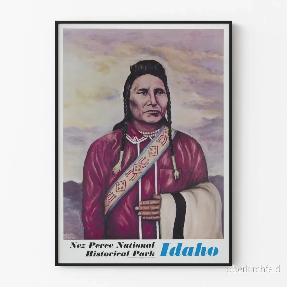Dekorativ poster av Nez Perce National Historical Park Idaho