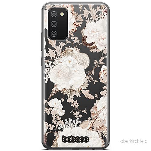 ERT GROUP mobiltelefonfodral för Samsung A02S originalt och officiellt licensierat Babaco mönster Flowers 044 optimalt anpassad till formen på mobiltelefonen, gedeeltelijk transparant 5905131325211