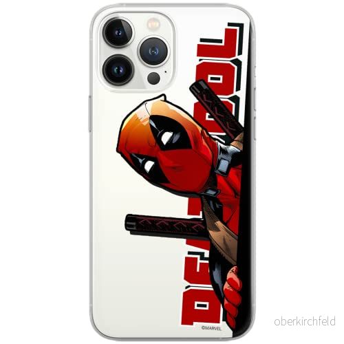 ERT GROUP mobiltelefonfodral för Samsung S9 PLUS originalt och officiellt licensierat Marvel mönster Deadpool 002 Vit optimalt anpassad till formen på mobiltelefonen, gedeeltelijk transparant 5902980855470