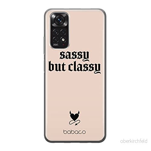 ERT GROUP mobiltelefonfodral för Xiaomi REDMI NOTE 11S 4G / 11 originalt och officiellt licensierat Babaco mönster Sassy but classy 001, fodral tillverkad av TPU plast 5905511565893