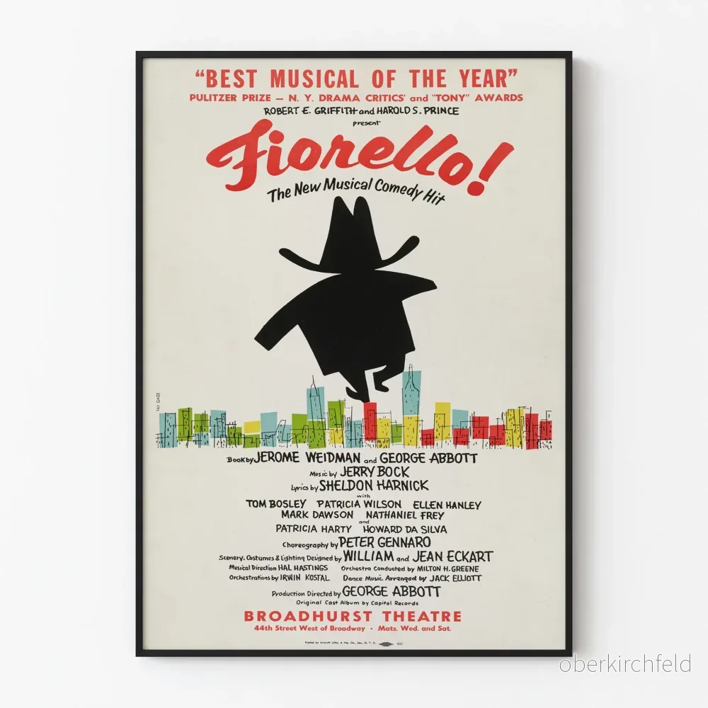 Vintageposter Fiorello! - Kultmusikalisk komedi