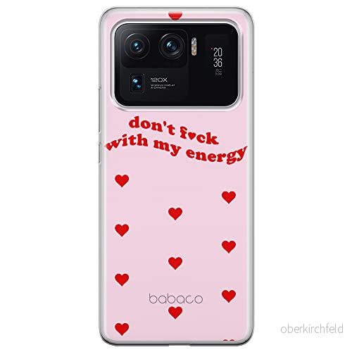ERT GROUP mobiltelefonfodral för Xiaomi MI 11 ULTRA originalt och officiellt licensierat Babaco mönster My energy 003 optimalt anpassad till formen på mobiltelefonen, fodral tillverkad av TPU plast 5903932910650