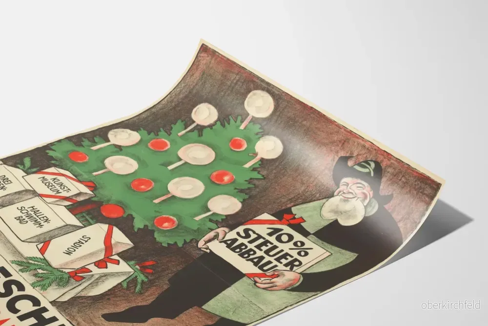 Vintage poster för väggdekoration - Skattereduktion 10% - Bild 3