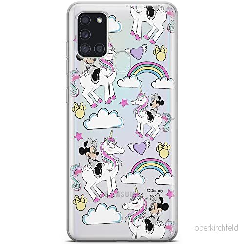 ERT GROUP mobiltelefonfodral för Samsung A21s originalt och officiellt licensierat Disney mönster Minnie 037 optimalt anpassad till formen på mobiltelefonen, gedeeltelijk transparant 5903040256947