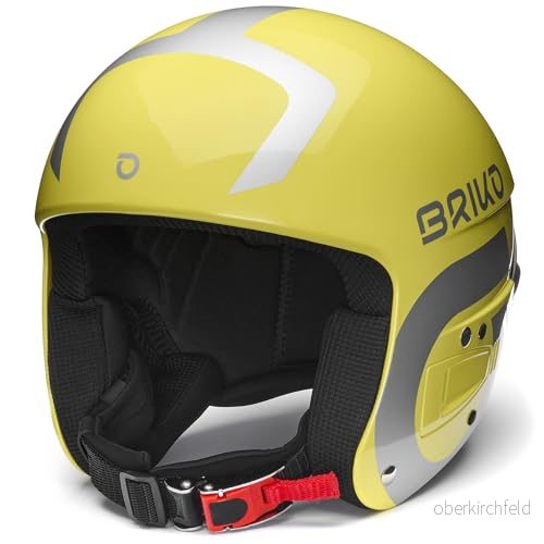 Briko, HELMET Unisex vuxen, glänsande barberry gul oslo grå, 62 8059075249366