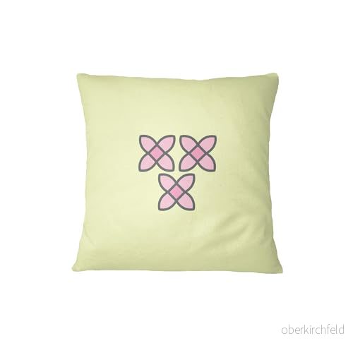 Bona Basics, Dekorativa prydnadskuddöverdrag, dekorativ kudde, heminredning för soffa, cafeteria, storlek: 60 x cm, färg: ljusgul 6150000122142
