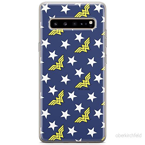 ERT GROUP Mobiltelefonskal för Samsung S10 5G original och officiellt licensierat DC mönster Wonder Woman 007 anpassad till mobiltelefonens form, TPU fodral 5904805501593