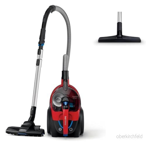 PHILIPS FC9729/09 Aspirateur traîneau sans sac PowerPro Expert 650W 76 dB A Rouge 8710103810308