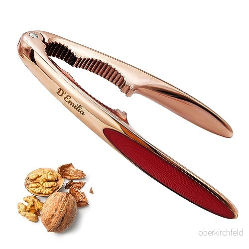 D'Emilia Premium Nötknäppare, Nötköppnare och torkad frukt med halkskyddat handtag, mångsidigt robust 8431487450491