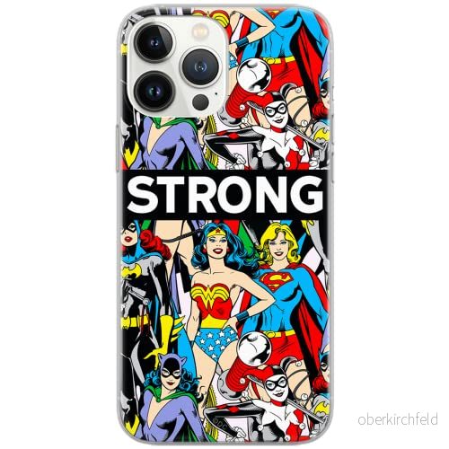 ERT GROUP mobiltelefonfodral för Apple Iphone 6/6S originalt och officiellt licensierat DC mönster Super Girls 003 Vit optimalt anpassad till formen på mobiltelefonen, fodral tillverkad av TPU plast 5903040859056