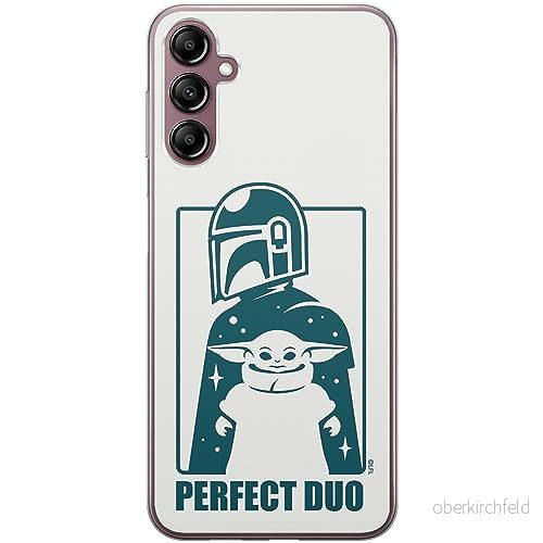ERT GROUP mobiltelefonfodral för Samsung A14 4G/5G originalt och officiellt licensierat Star Wars mönster Baby Yoda 034 optimalt anpassad till formen på mobiltelefonen, fodral tillverkad av TPU plast 5905511832407