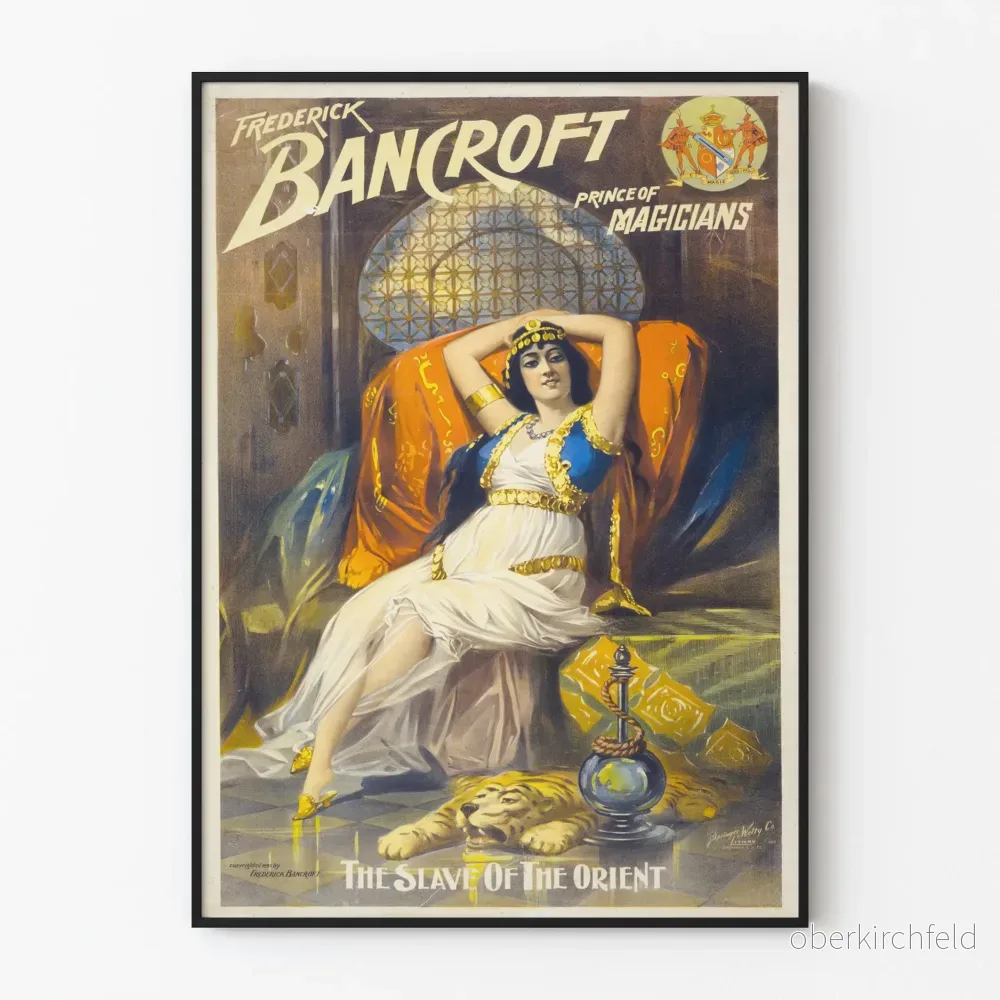 Vintageposter av Frederick Bancroft, Magikernas prins