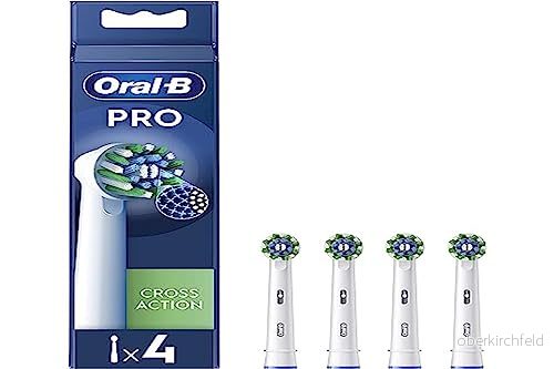 Oral B Pro Cross Action elektriska tandborstar, paket med 4 enheter 8006540895832