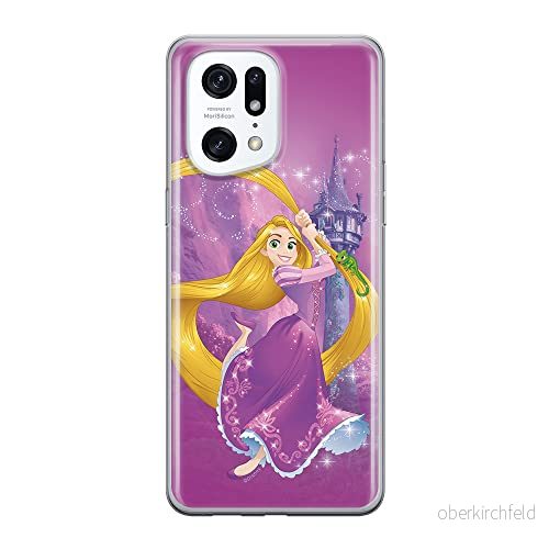 ERT GROUP mobiltelefonfodral för Oppo FIND X5 PRO originalt och officiellt licensierat Disney mönster Rapunzel & Pascal 003 anpassad till formen på mobiltelefonen, fodral tillverkad av TPU plast 5905511398569